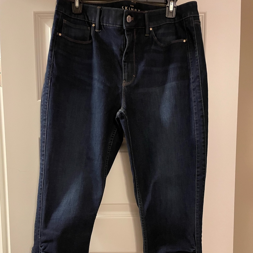 Skinny Dark Blue Women's Jeans - Classic Stretch Denim